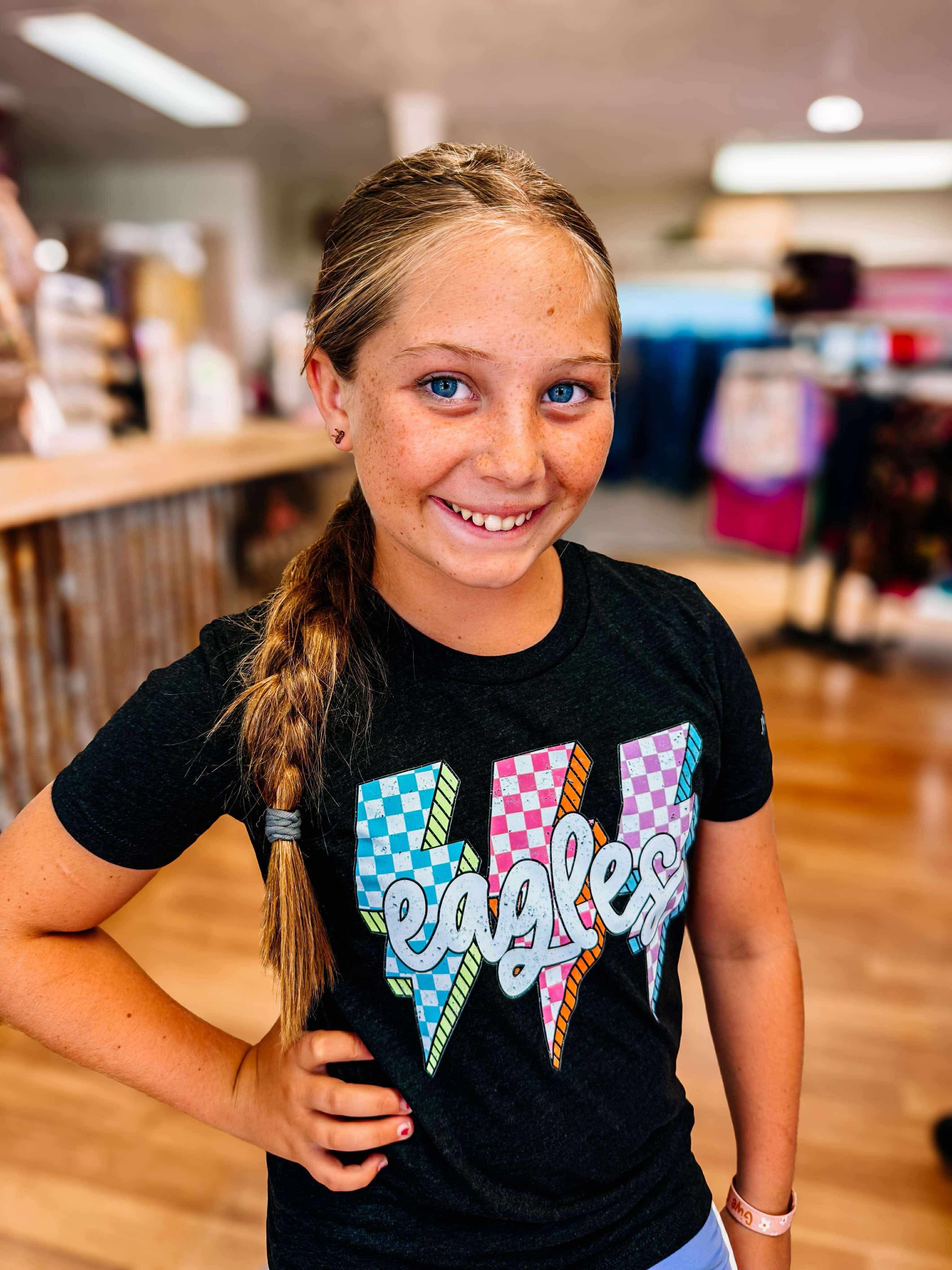 Eagles Energy Tee -Girls-Dear Me Southern Boutique, located in DeRidder, Louisiana