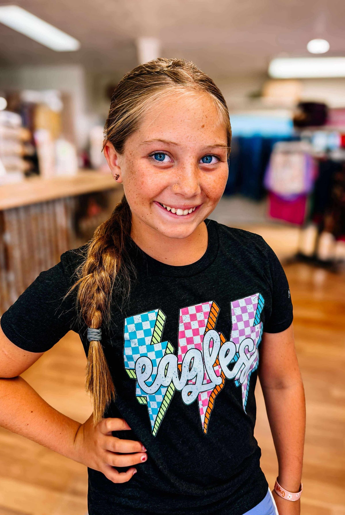 Eagles Energy Tee -Girls-Kids Clothing-Dear Me Southern Boutique, located in DeRidder, Louisiana