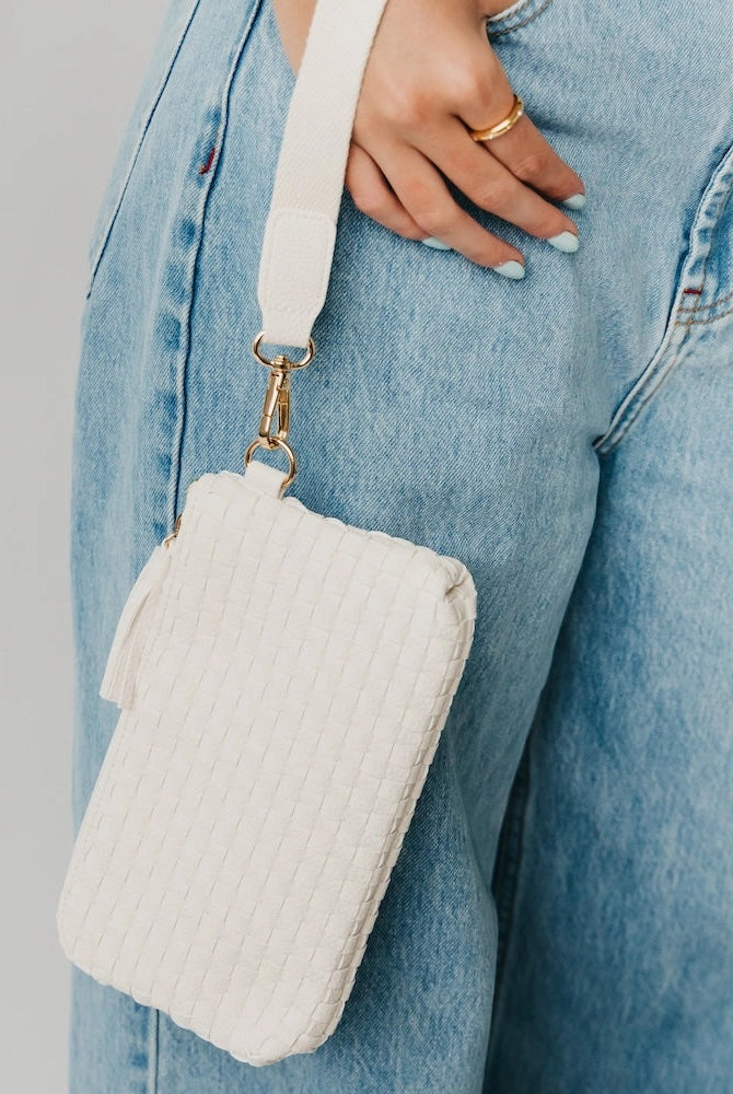 Emma Woven Clutch Wristlet-Clutch Bags-Dear Me Southern Boutique, located in DeRidder, Louisiana