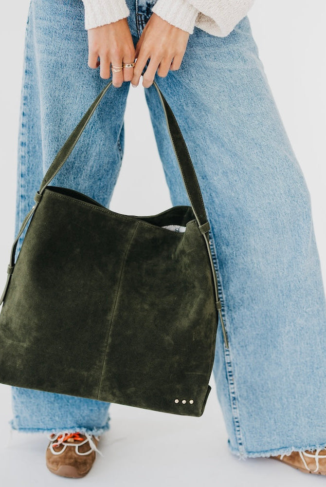 Evie Suede Hobo Shoulder Bag-Presales-Dear Me Southern Boutique, located in DeRidder, Louisiana