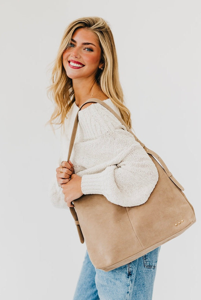 Evie Suede Hobo Shoulder Bag-Presales-Dear Me Southern Boutique, located in DeRidder, Louisiana
