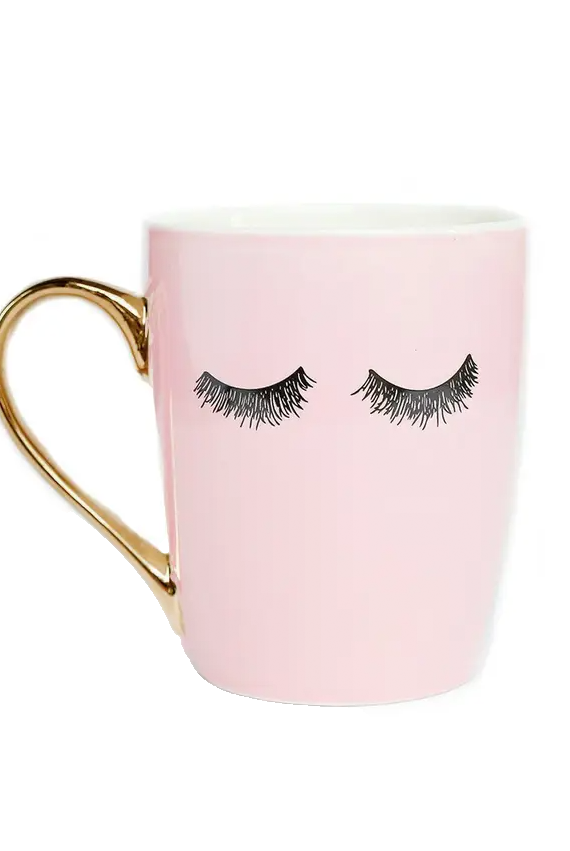 Eyelashes Coffee Mug-Mugs-Dear Me Southern Boutique, located in DeRidder, Louisiana