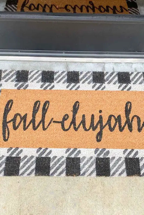 Fall-elujah Fall Doormat-Home/Gift-Dear Me Southern Boutique, located in DeRidder, Louisiana