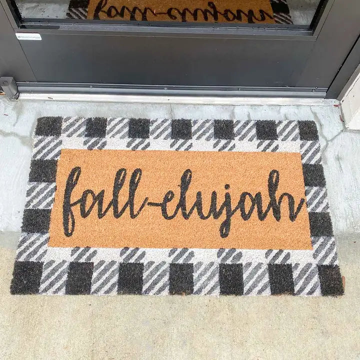 Fall-elujah Fall Doormat-Home/Gift-Dear Me Southern Boutique, located in DeRidder, Louisiana