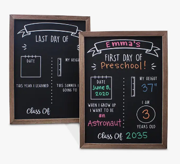 First and Last Day of School Chalkboard Sign-Kids-Dear Me Southern Boutique, located in DeRidder, Louisiana