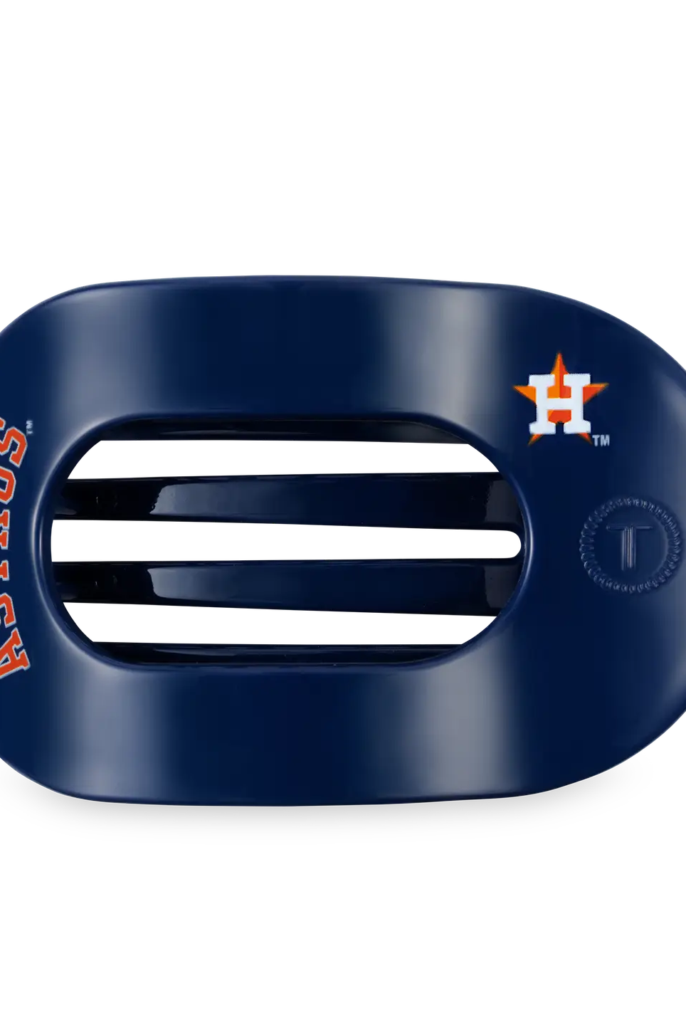 Flat Round Hair Clip- Houston Astros-Game Day-Dear Me Southern Boutique, located in DeRidder, Louisiana