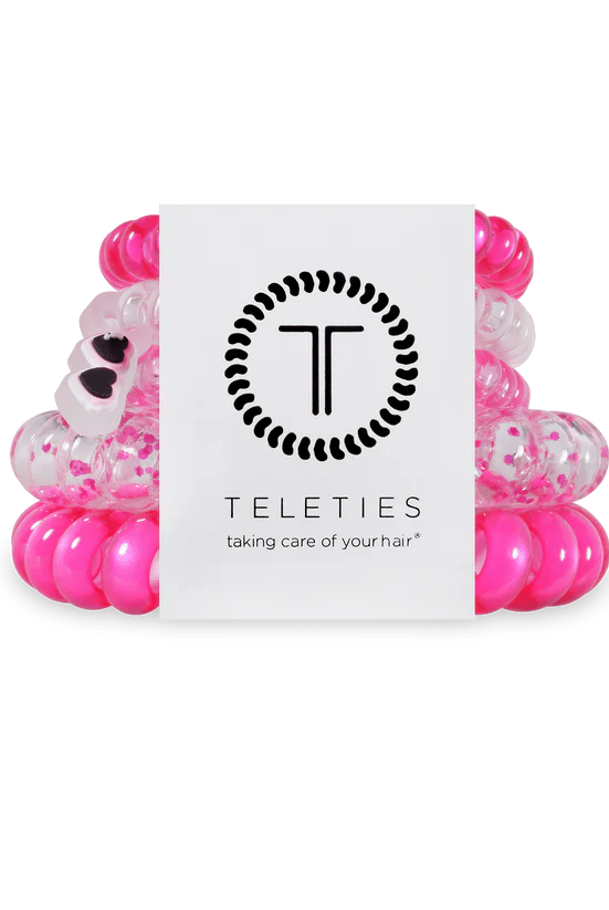 Flirt Alert Mixed Pack Teleties-Hair accessories-Dear Me Southern Boutique, located in DeRidder, Louisiana
