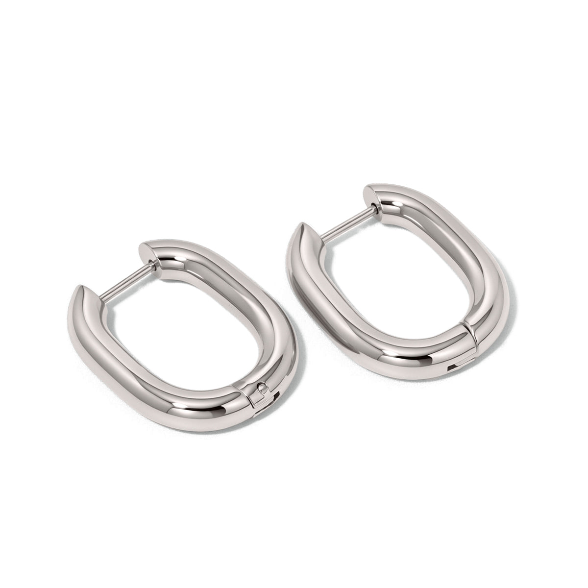Flirty Fantasy Oval Hoop Earrings - WATERPROOF-Presales-Dear Me Southern Boutique, located in DeRidder, Louisiana