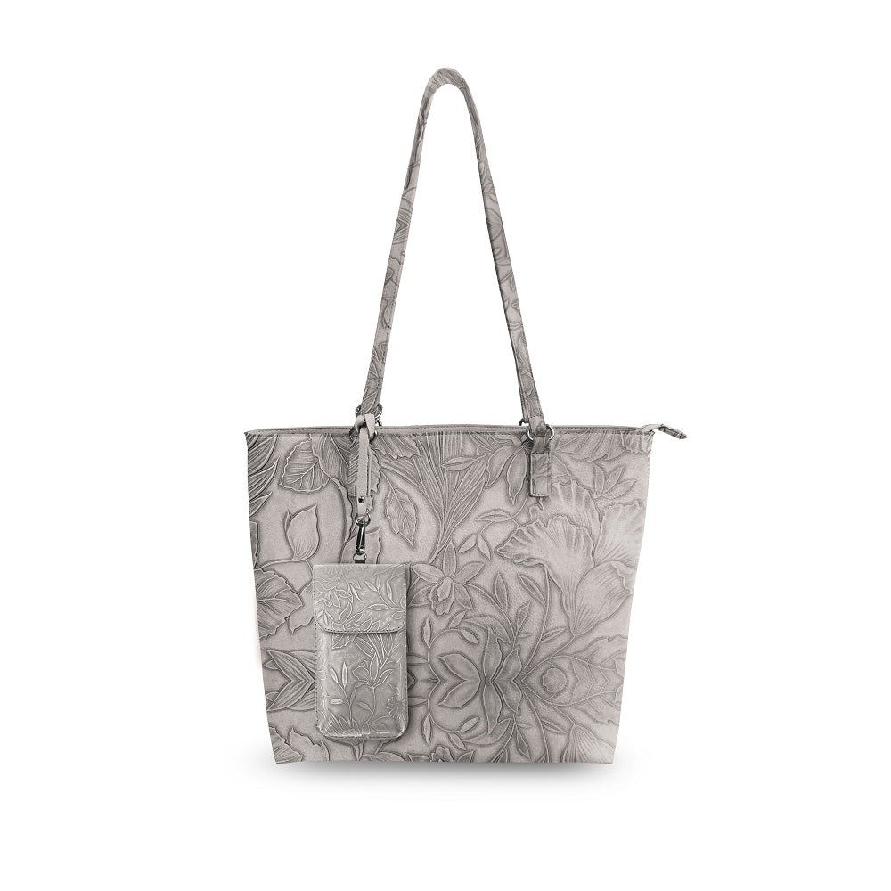 Floral Tote W/Crossbody-Bags/Purses-Dear Me Southern Boutique, located in DeRidder, Louisiana