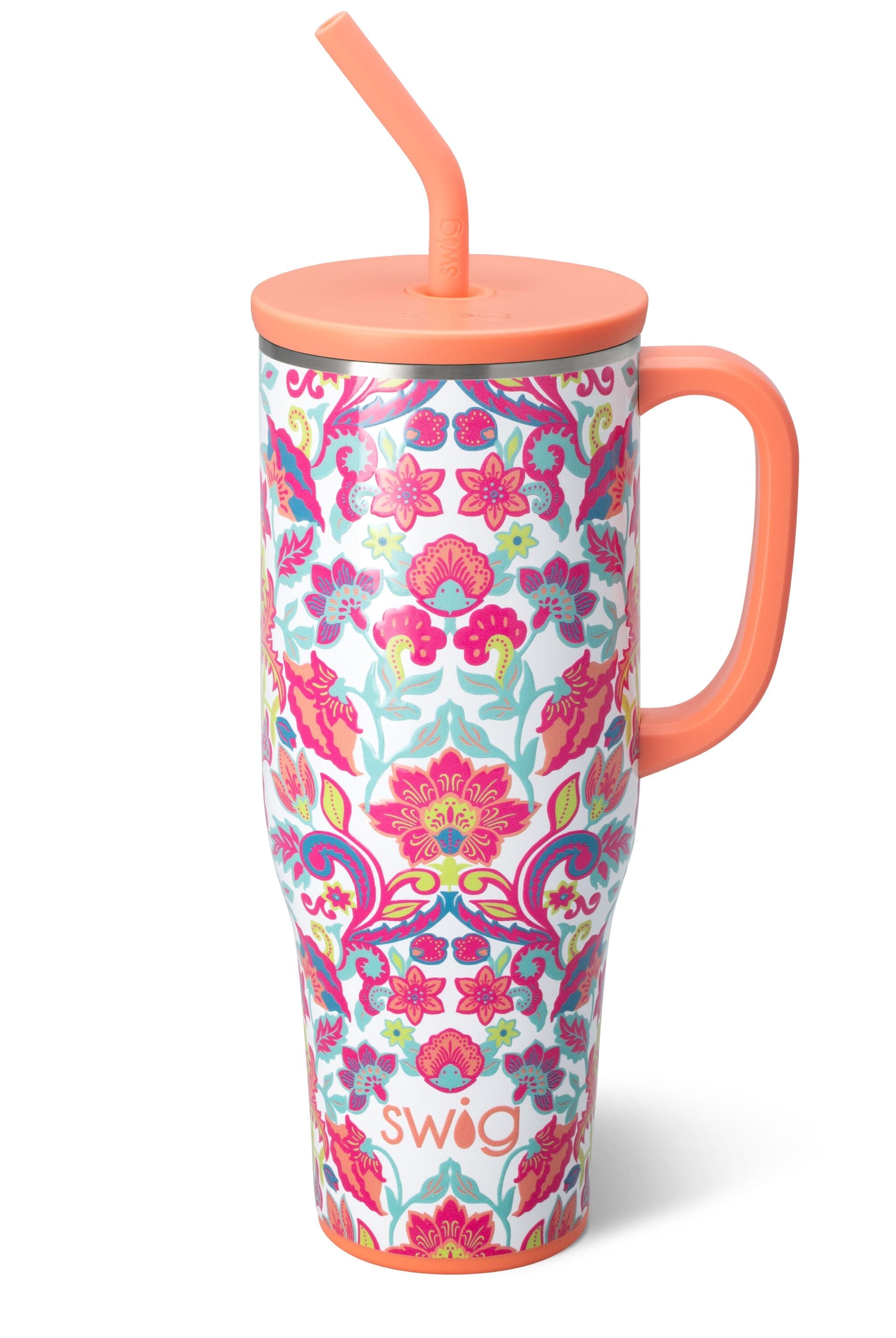 Flourish Swig Mega Mug 40oz-Mega Mugs-Dear Me Southern Boutique, located in DeRidder, Louisiana