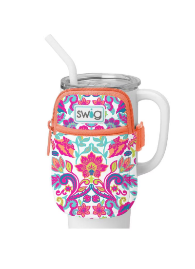 Flourish Swig Mega Mug Pouch-Mega Mugs-Dear Me Southern Boutique, located in DeRidder, Louisiana
