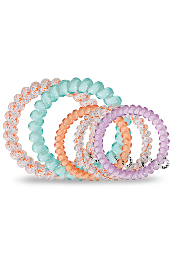 Fly Away Mix Pack Teleties-Mixed Hair Ties-Dear Me Southern Boutique, located in DeRidder, Louisiana