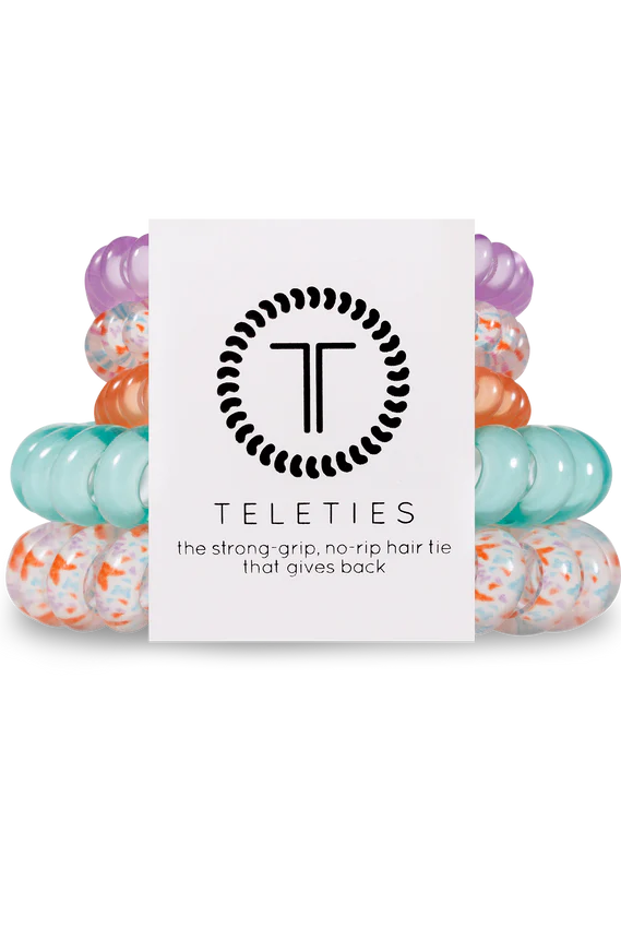 Fly Away Mix Pack Teleties-Mixed Hair Ties-Dear Me Southern Boutique, located in DeRidder, Louisiana