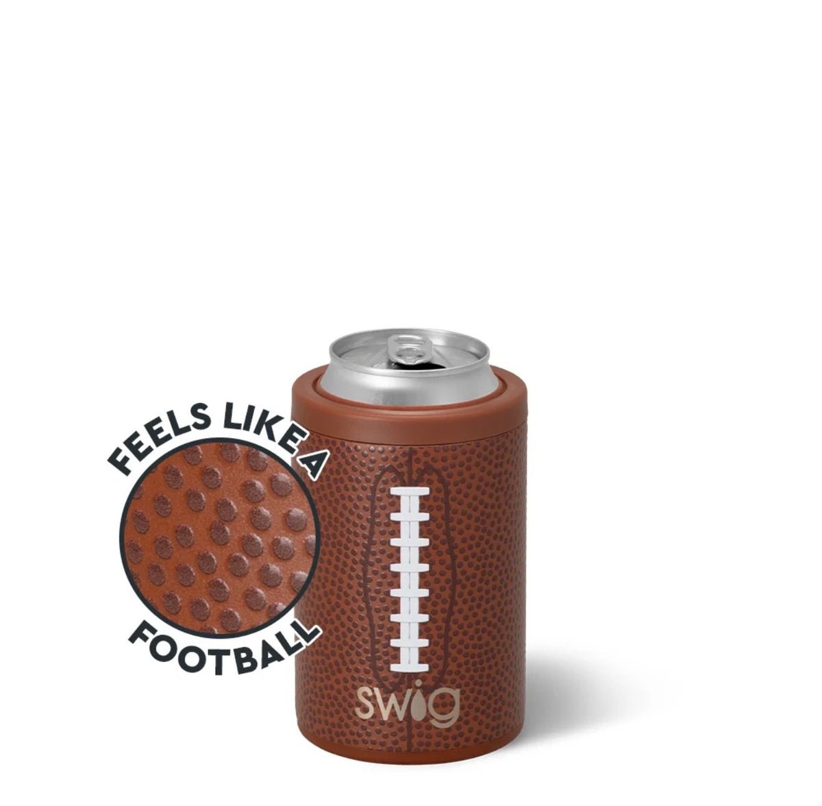 Football Can + Bottle Cooler 12oz-Drinkwear-Dear Me Southern Boutique, located in DeRidder, Louisiana