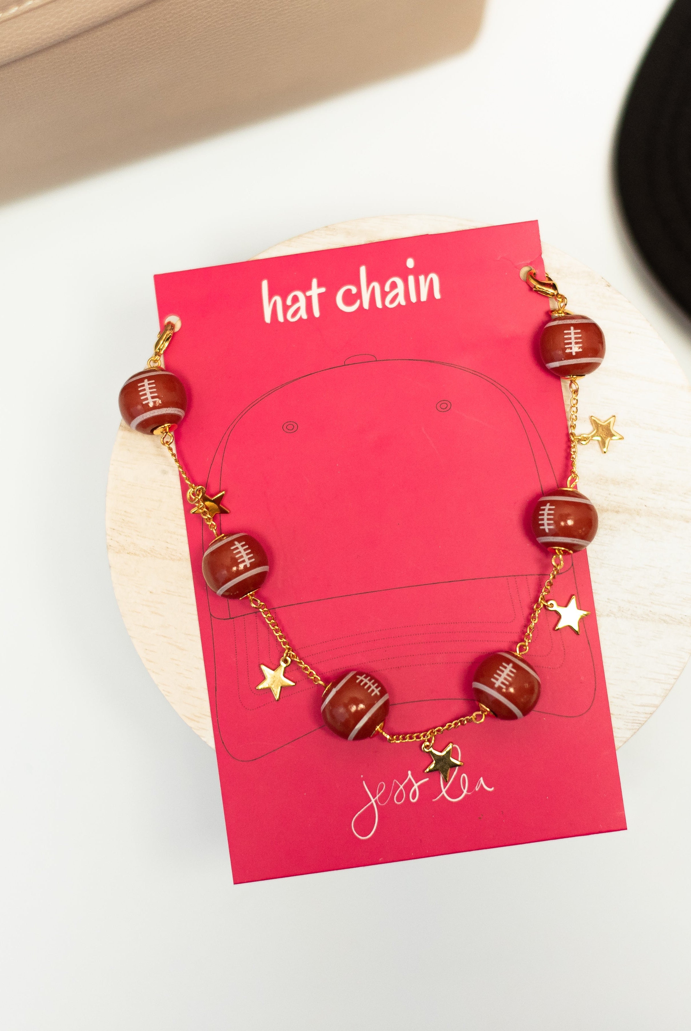 Football Star Hat Chain-Hat Chain-Dear Me Southern Boutique, located in DeRidder, Louisiana