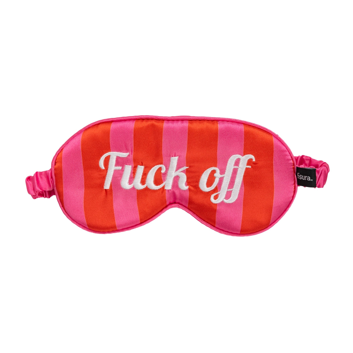 Fuck Off Striped Sleep Eye Mask-Loungewear/Pajamas-Dear Me Southern Boutique, located in DeRidder, Louisiana
