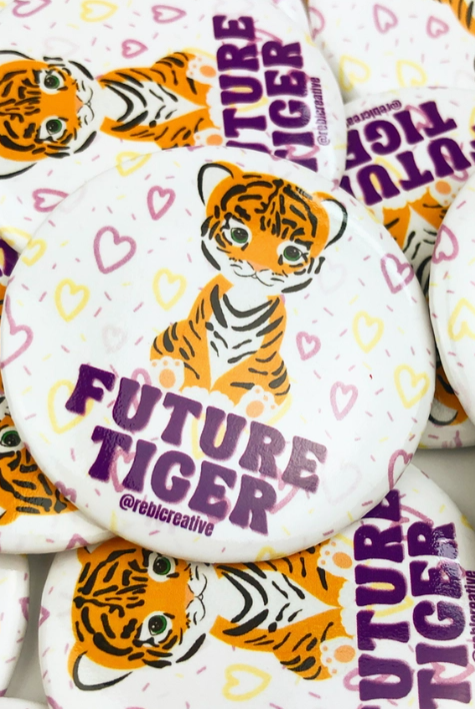 Future Tiger Game Day Button-Buttons-Dear Me Southern Boutique, located in DeRidder, Louisiana