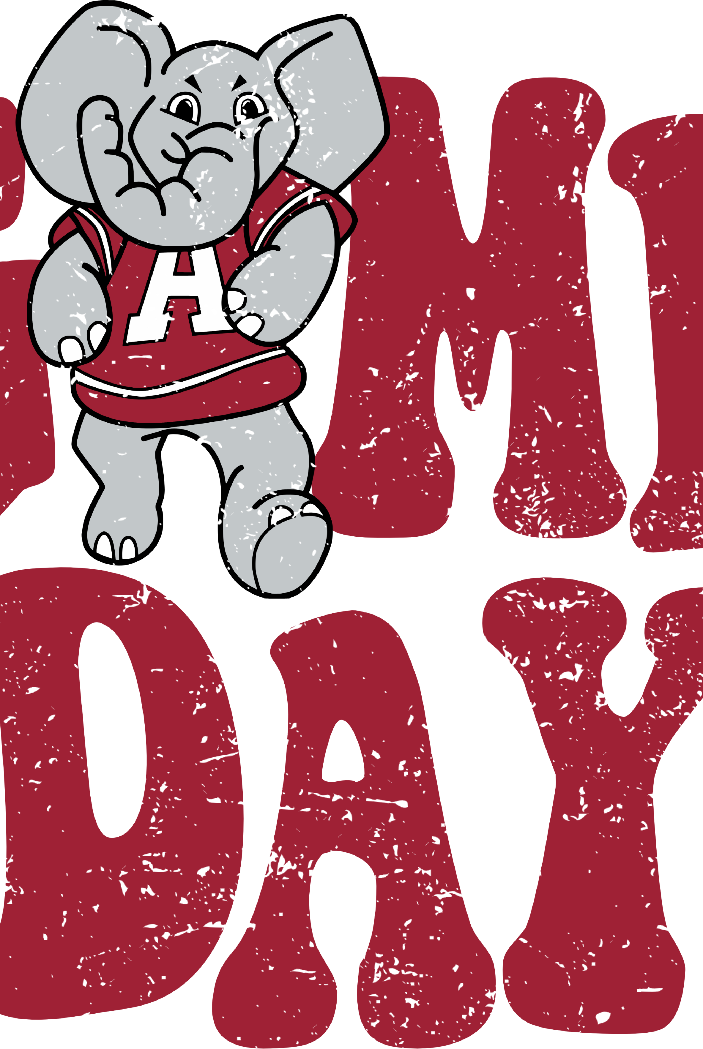 GAME DAY TEE- Alabama Crimson Tide-Graphic Tops-Dear Me Southern Boutique, located in DeRidder, Louisiana