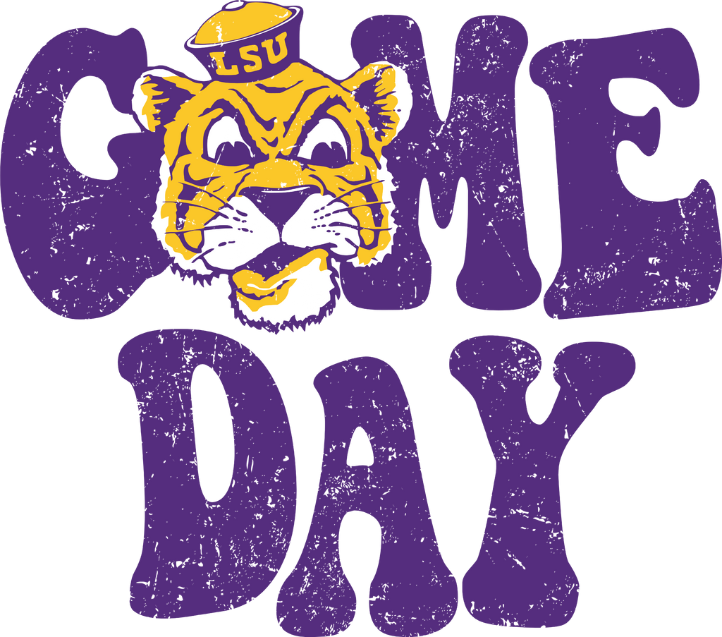 GAME DAY TEE- LSU Tigers-Dear Me Southern Boutique, located in DeRidder, Louisiana