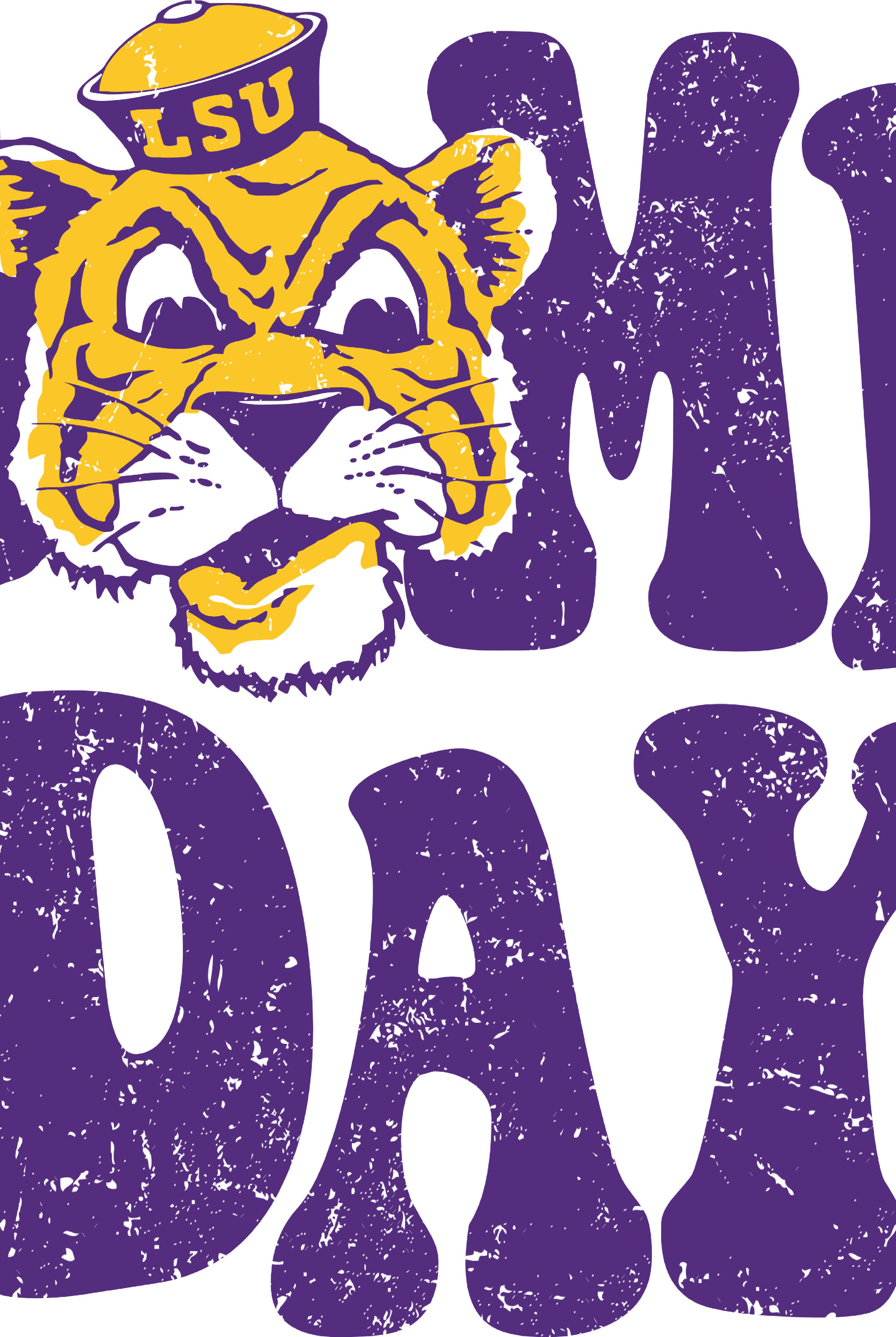 GAME DAY TEE- LSU Tigers-Graphic Tops-Dear Me Southern Boutique, located in DeRidder, Louisiana