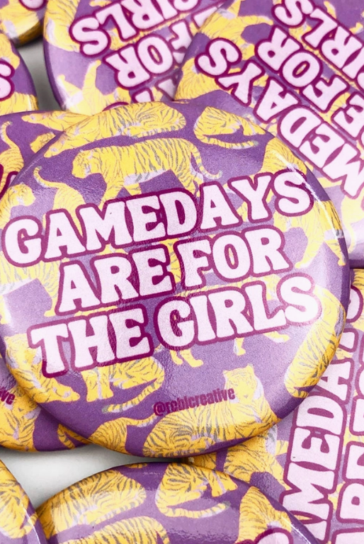 Gameday Girls Game Day Button-Buttons-Dear Me Southern Boutique, located in DeRidder, Louisiana