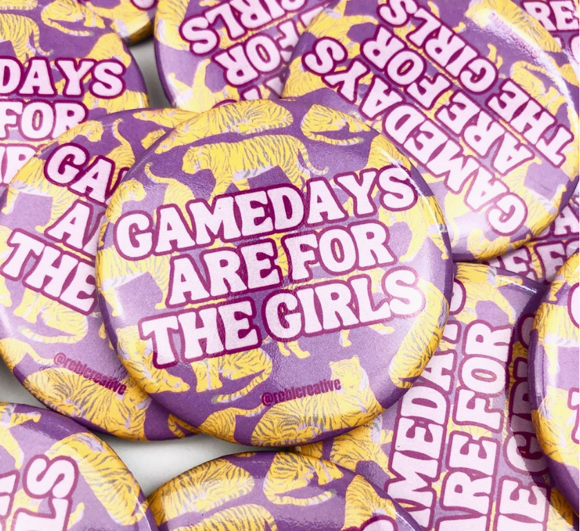 Gameday Girls Game Day Button-Buttons-Dear Me Southern Boutique, located in DeRidder, Louisiana