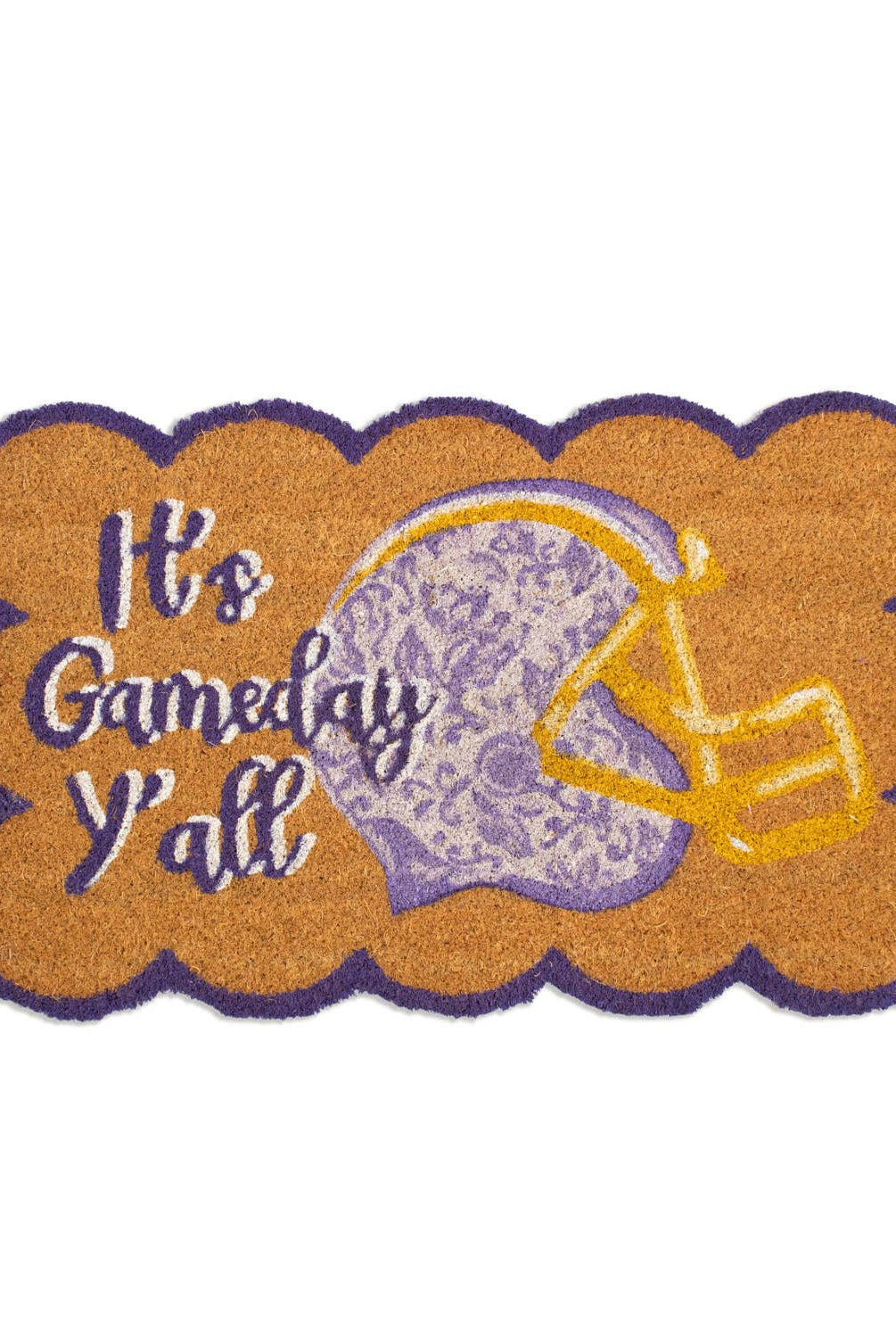 Gameday Y'all Coir Doormat-Home/Gift-Dear Me Southern Boutique, located in DeRidder, Louisiana