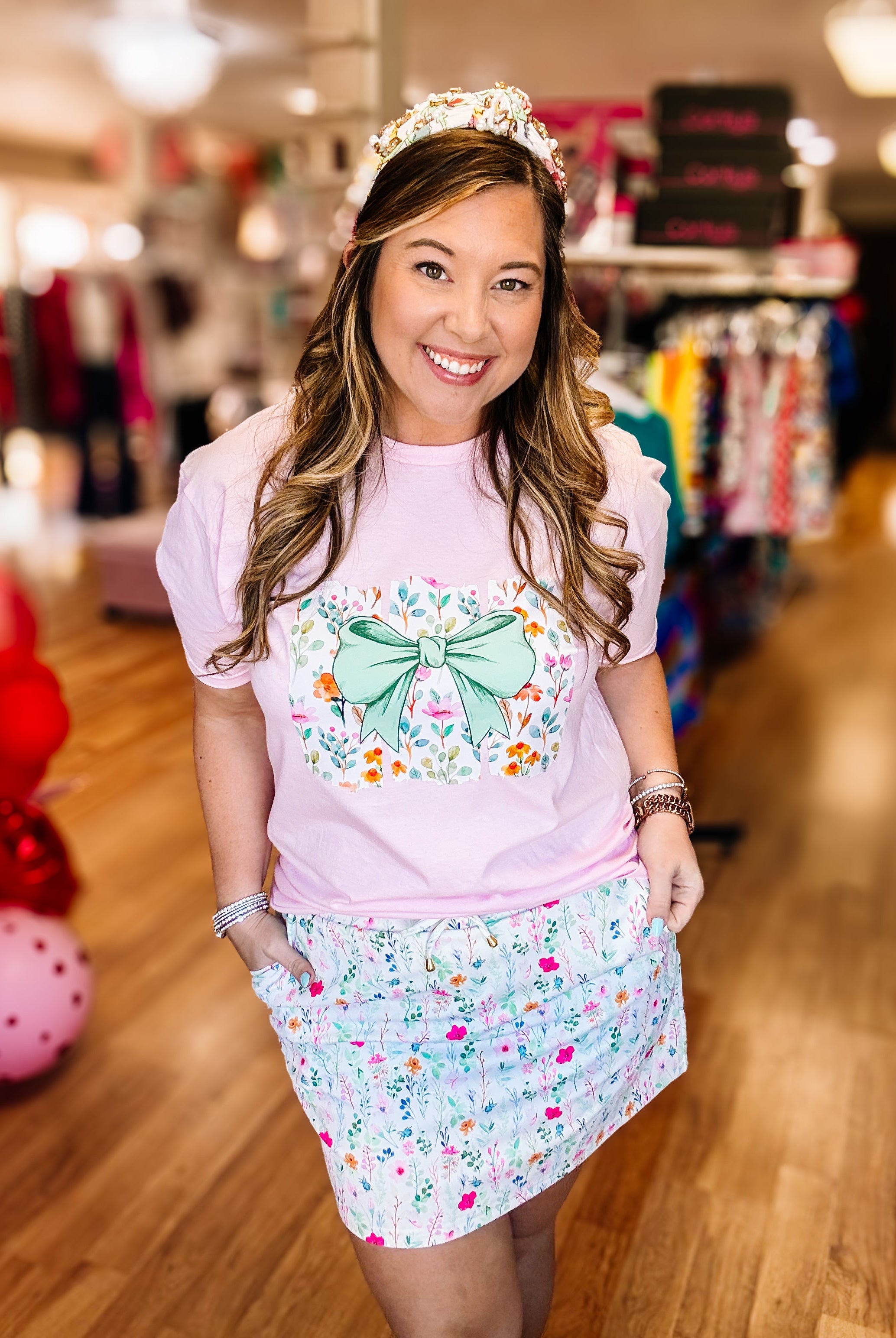 Garden Charm Tee-Graphic Tees-Dear Me Southern Boutique, located in DeRidder, Louisiana