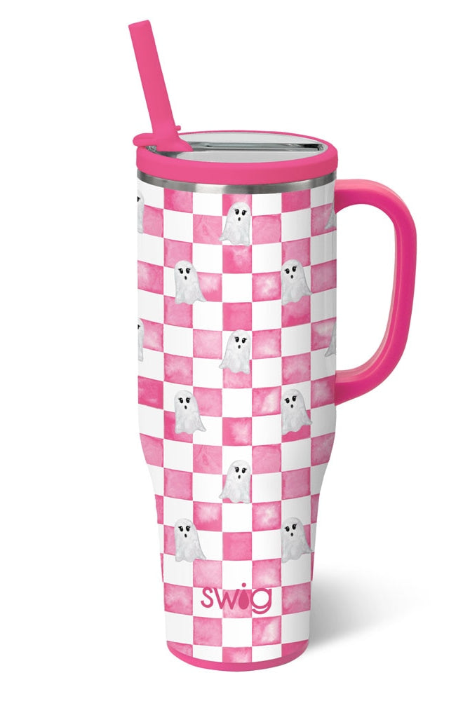 Ghost Check Mega Mug 40oz-Drinkwear-Dear Me Southern Boutique, located in DeRidder, Louisiana