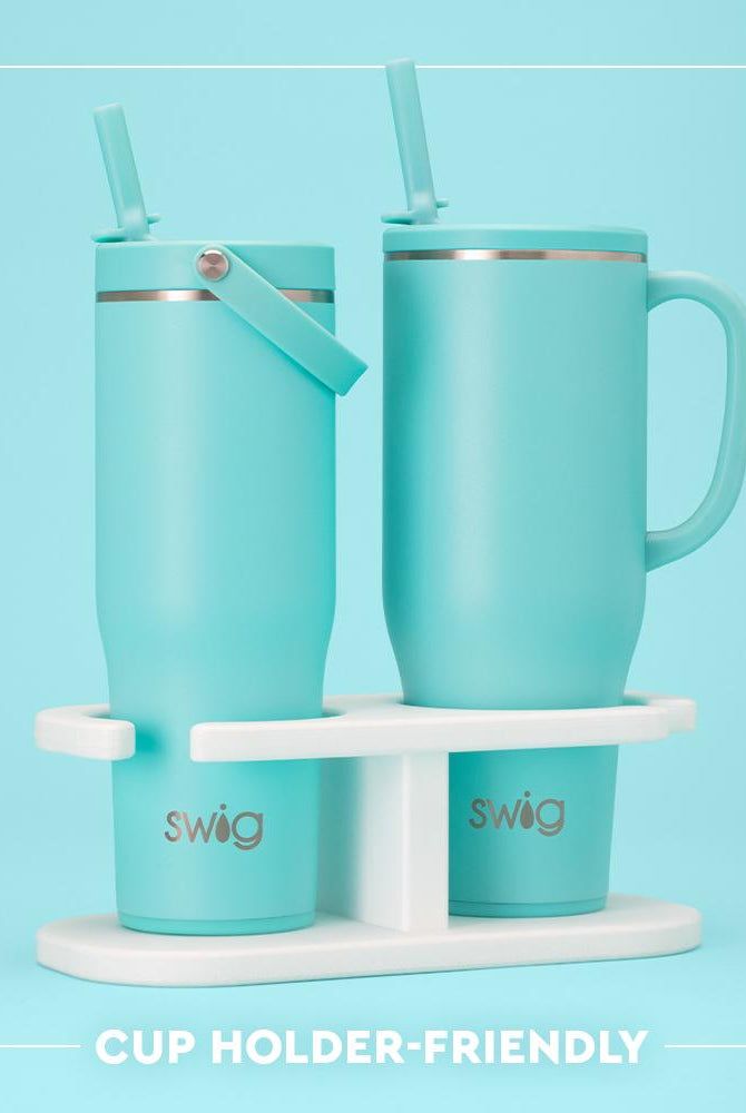 Gingham Swig Mega Mug Tumbler 40oz-Tumblers-Dear Me Southern Boutique, located in DeRidder, Louisiana