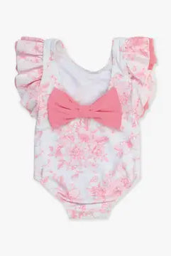 Girls Butterfly Garden 1-Piece Swim Suit-Swimsuits-Dear Me Southern Boutique, located in DeRidder, Louisiana