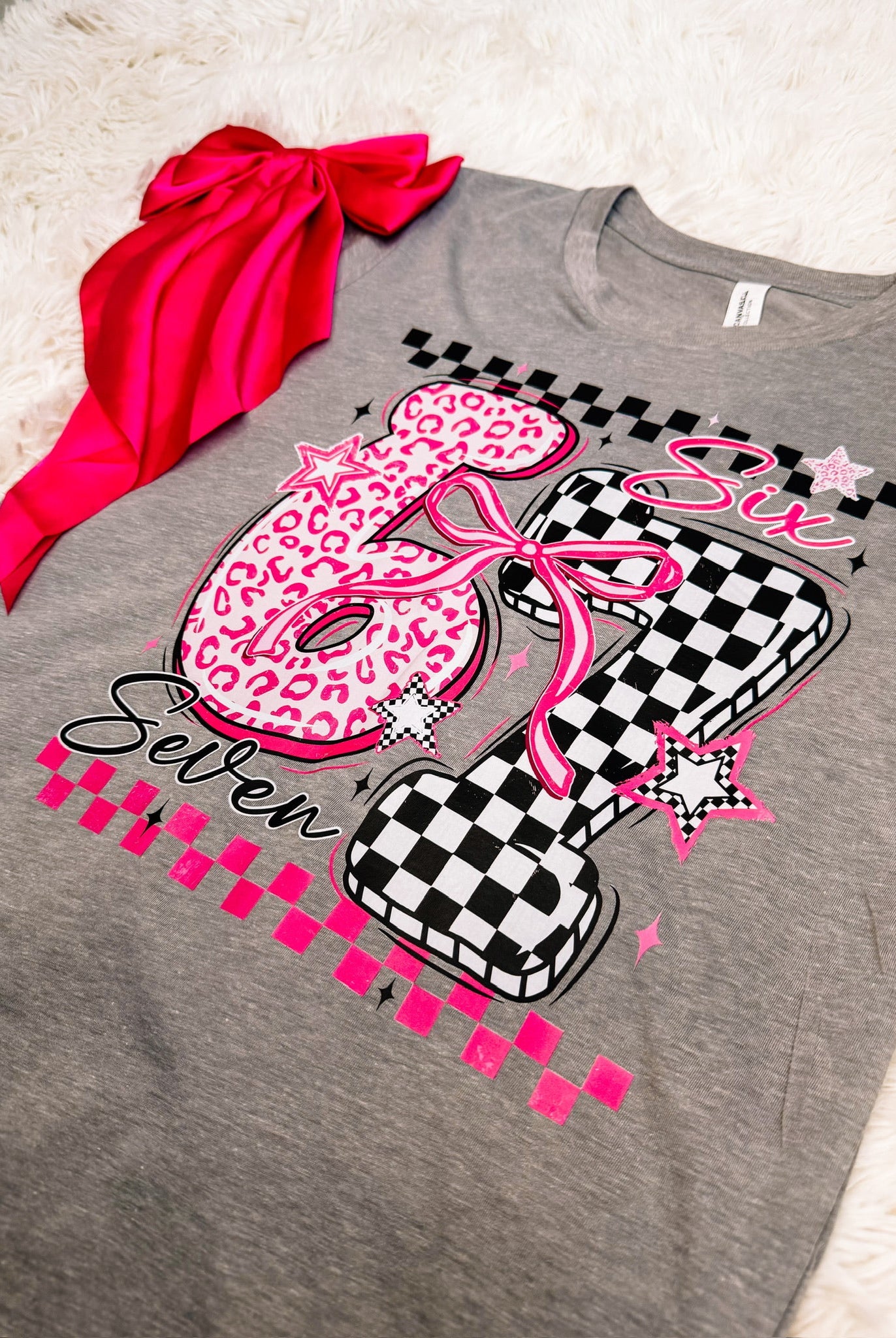 Girls Six Seven Statement Tee-Dear Me Southern Boutique, located in DeRidder, Louisiana