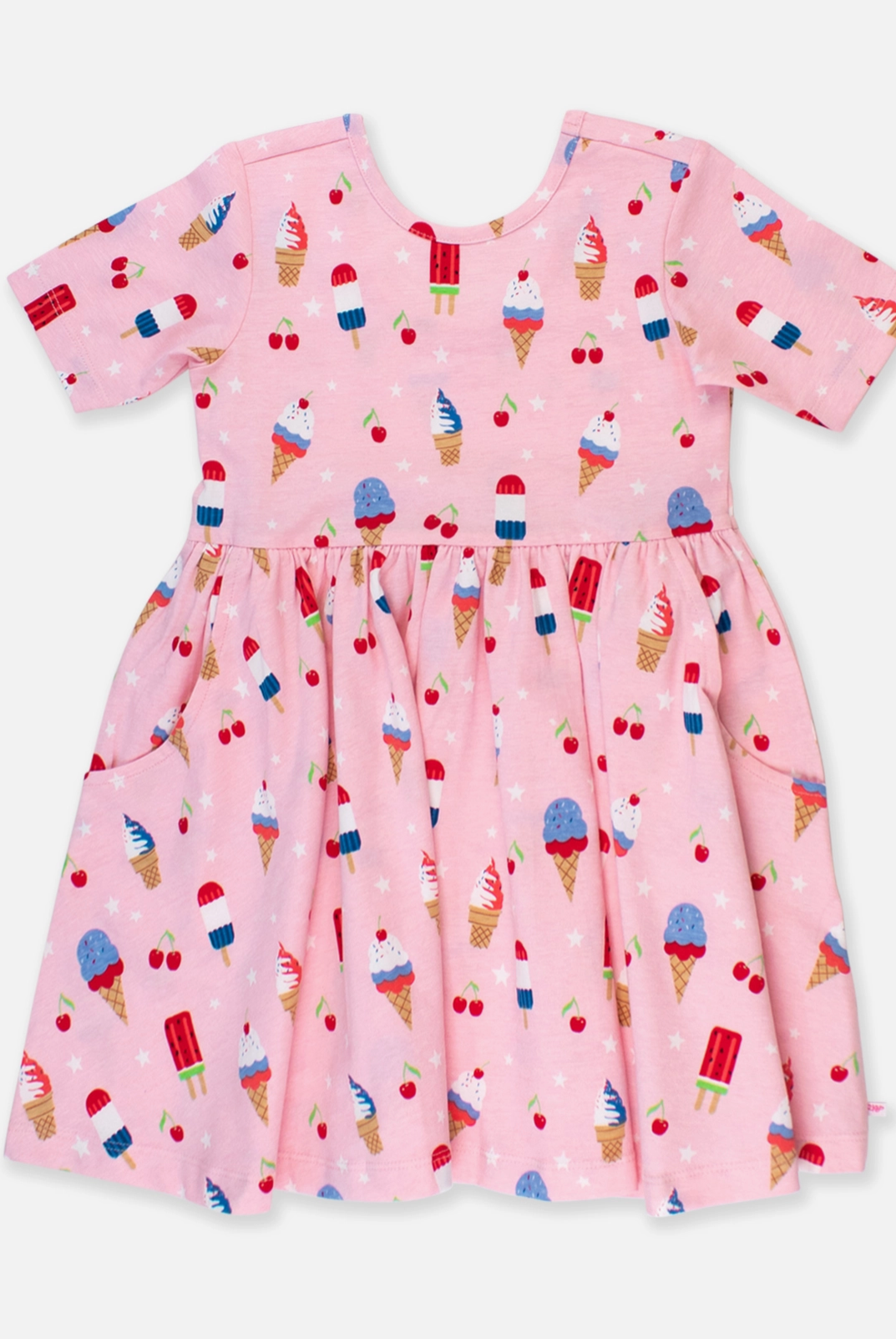 Girls Sweet Freedom Twirl Dress-JAG Dresses-Dear Me Southern Boutique, located in DeRidder, Louisiana