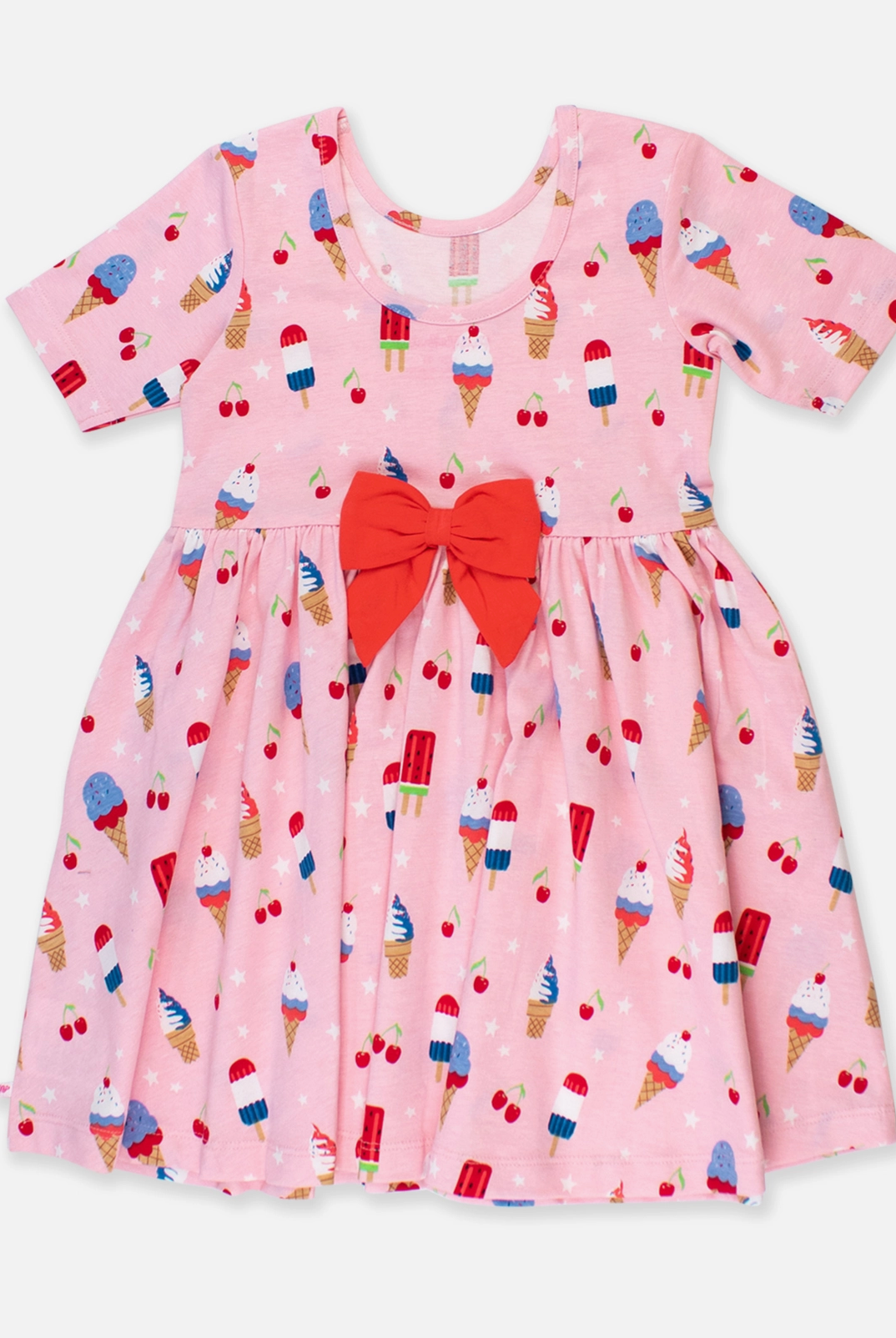 Girls Sweet Freedom Twirl Dress-Kids Clothing-Dear Me Southern Boutique, located in DeRidder, Louisiana