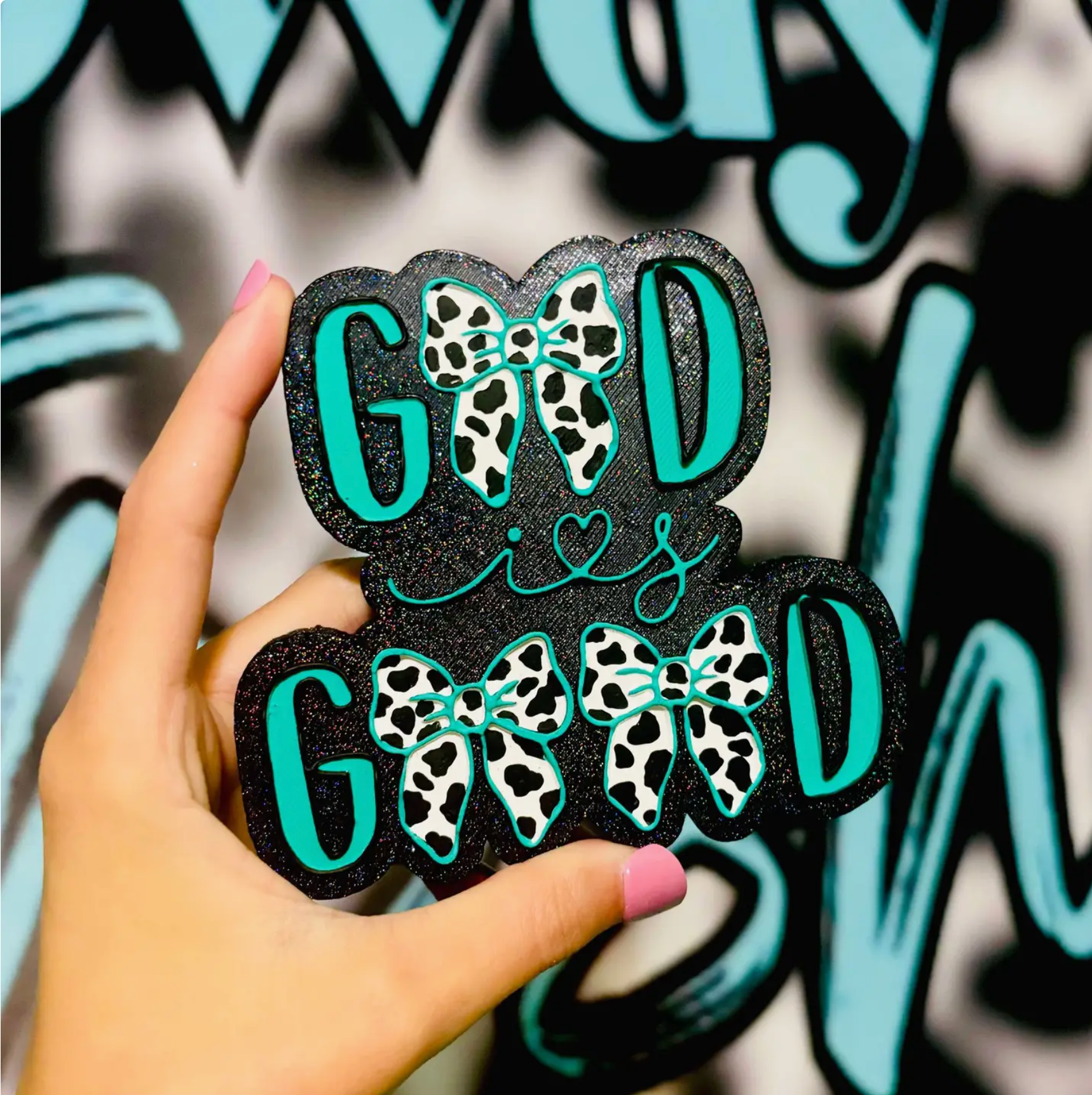 God Is Good Bowdorible Freshie-Dear Me Southern Boutique, located in DeRidder, Louisiana