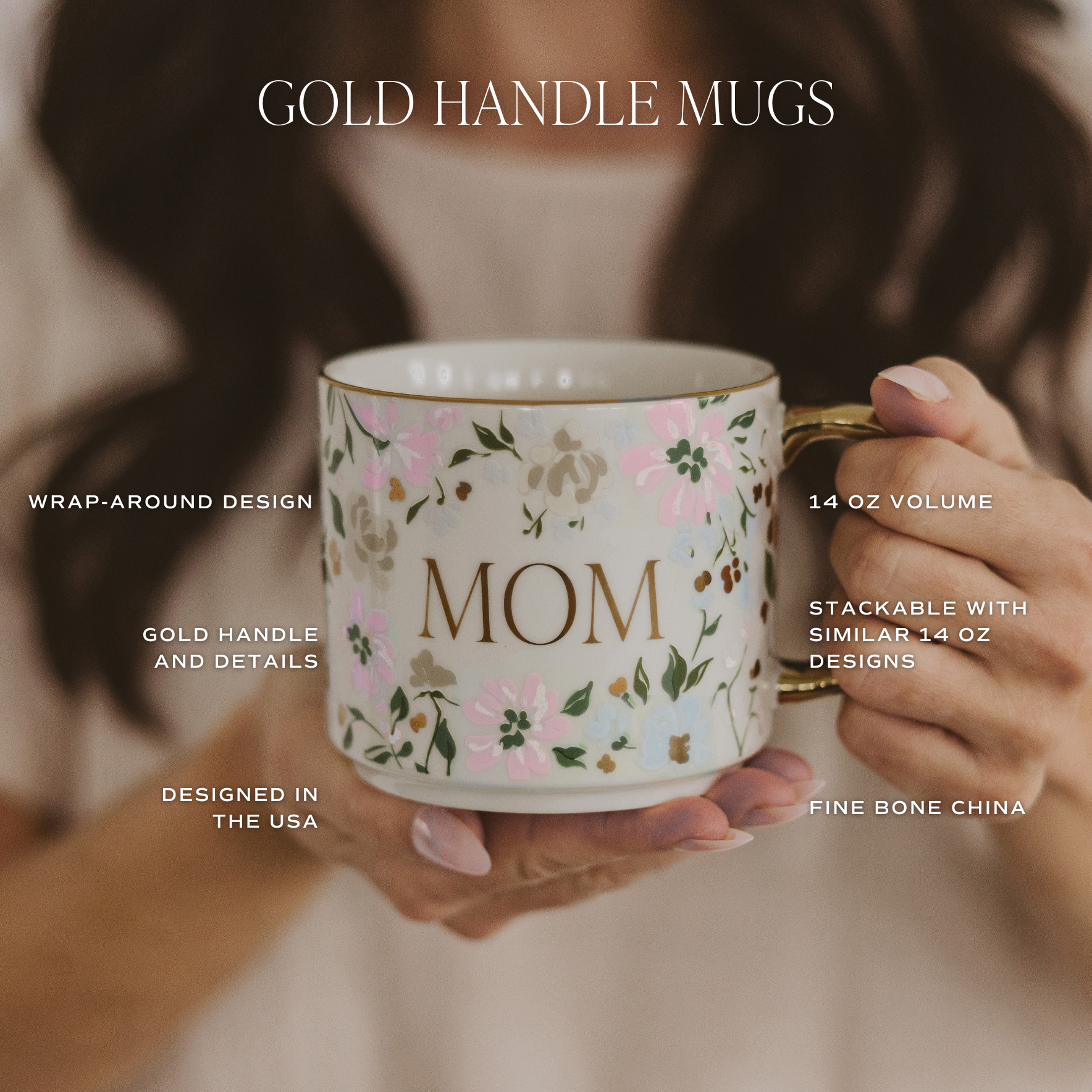 Gold Bows Coffee Mug-Coffee Mug-Dear Me Southern Boutique, located in DeRidder, Louisiana