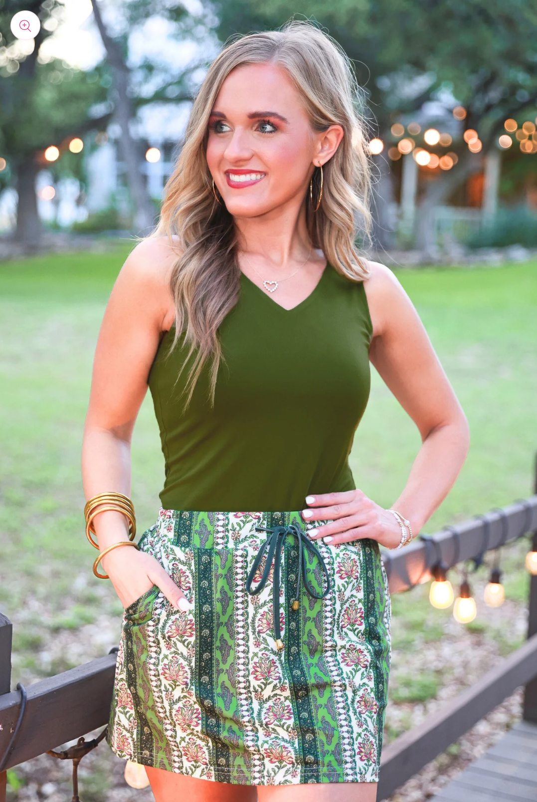 Haven V-Neck Bodysuit -Olive-Top-Dear Me Southern Boutique, located in DeRidder, Louisiana