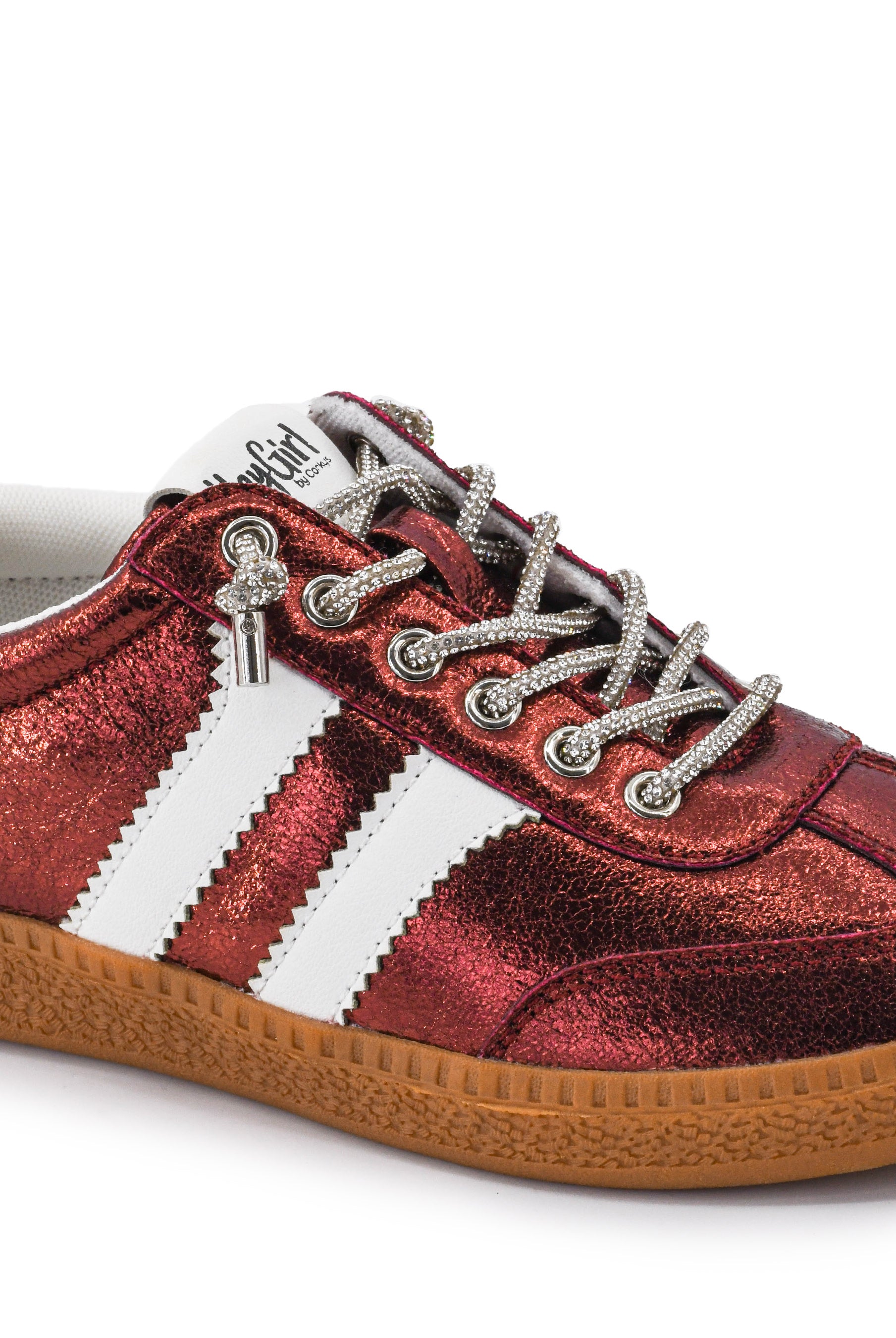 Heads Up - Burgundy Metallic-Sneakers-Dear Me Southern Boutique, located in DeRidder, Louisiana