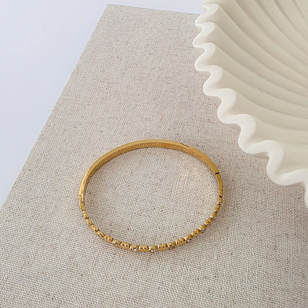 Hearts & Diamonds Hinge Bracelet - WATERPROOF-Presales-Dear Me Southern Boutique, located in DeRidder, Louisiana