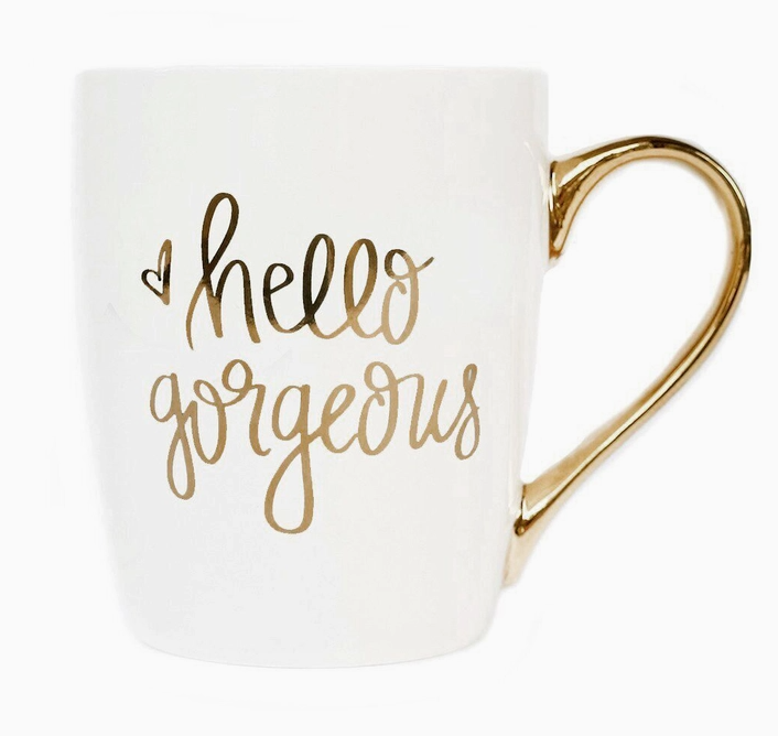 Hello Gorgeous Coffee Mug-Tumblers/Mugs-Dear Me Southern Boutique, located in DeRidder, Louisiana