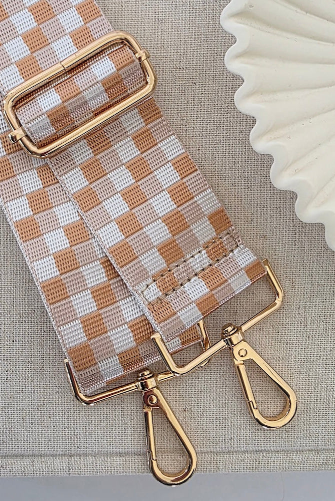 Hendrix Checkered Guitar Bag Strap-Straps-Dear Me Southern Boutique, located in DeRidder, Louisiana