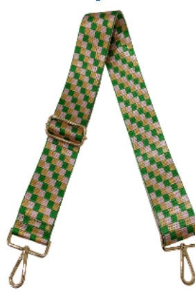 Hendrix Checkered Guitar Bag Strap-Straps-Dear Me Southern Boutique, located in DeRidder, Louisiana