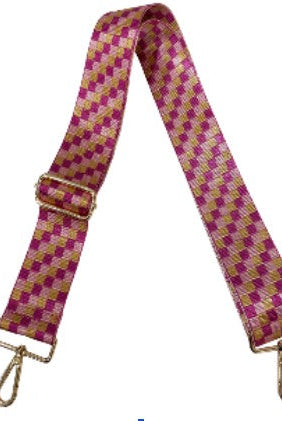 Hendrix Checkered Guitar Bag Strap-Straps-Dear Me Southern Boutique, located in DeRidder, Louisiana