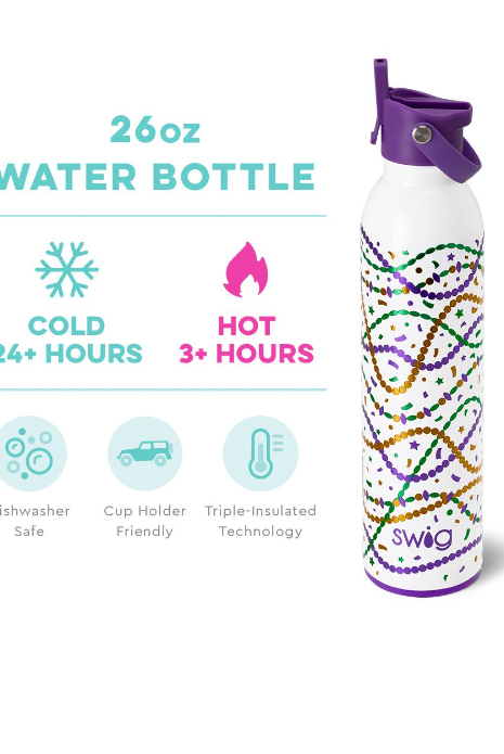 Hey Mister Swig Flip + Sip Bottle-Water Bottles-Dear Me Southern Boutique, located in DeRidder, Louisiana