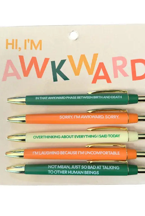Hi, Im Awkward Pen Set-Pens-Dear Me Southern Boutique, located in DeRidder, Louisiana