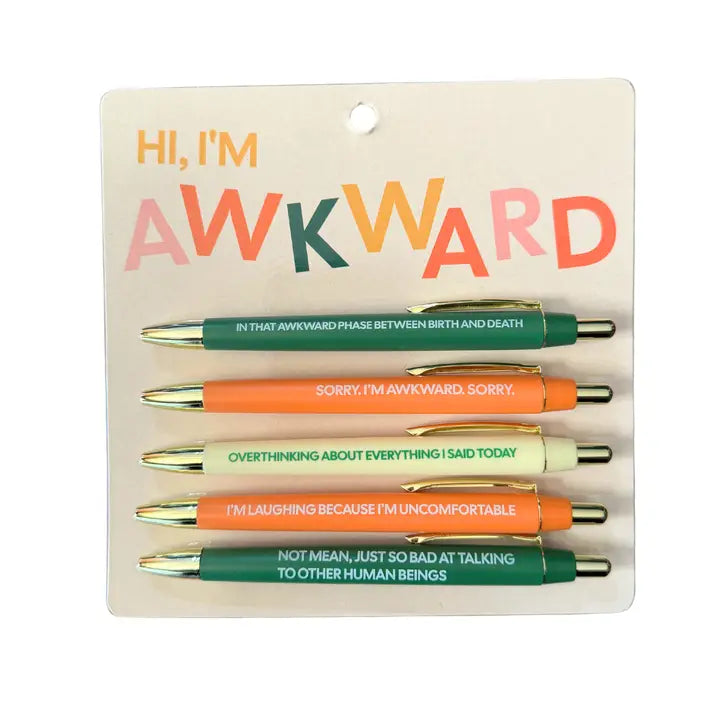 Hi, Im Awkward Pen Set-Pens-Dear Me Southern Boutique, located in DeRidder, Louisiana
