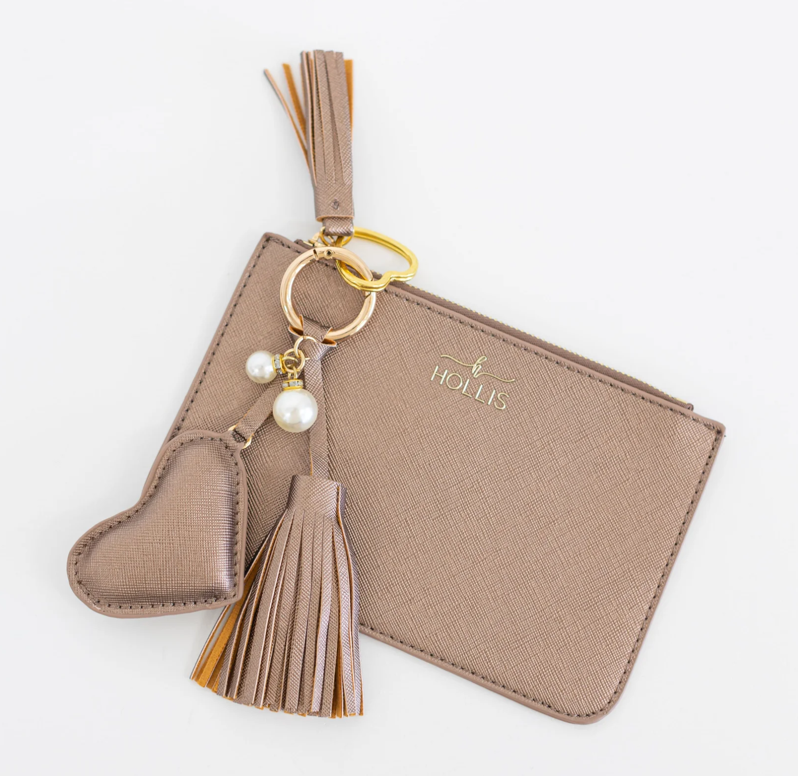 Hollis Keychain Coin Pouch-Wallets-Dear Me Southern Boutique, located in DeRidder, Louisiana
