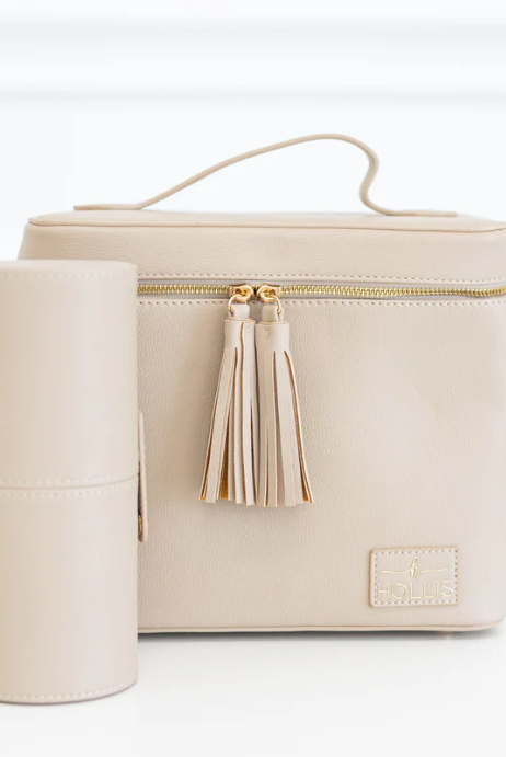 Hollis Lux Makeup Tote-Makeup Bags-Dear Me Southern Boutique, located in DeRidder, Louisiana