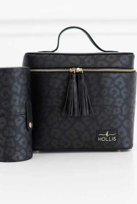 Hollis Lux Makeup Tote-Makeup Bags-Dear Me Southern Boutique, located in DeRidder, Louisiana
