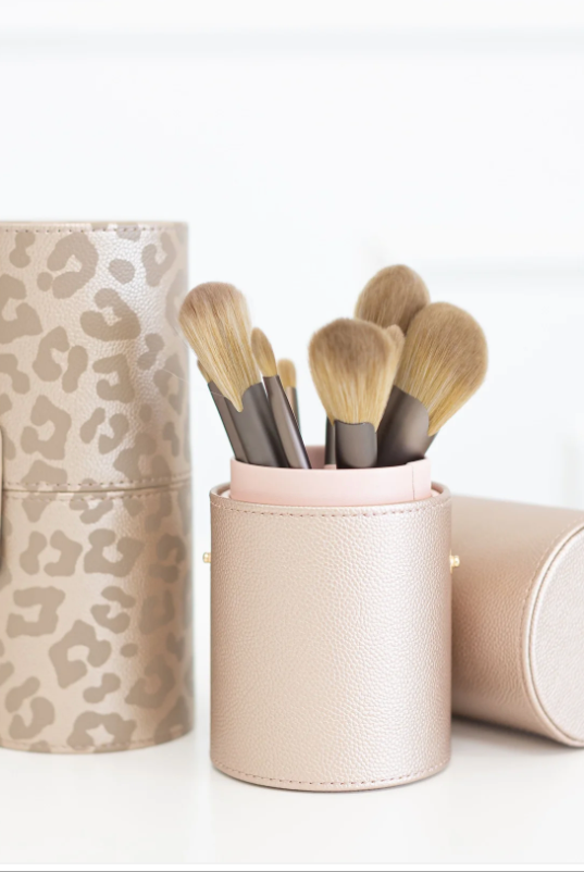 Hollis Medium Brush Holder-Makeup Bags-Dear Me Southern Boutique, located in DeRidder, Louisiana